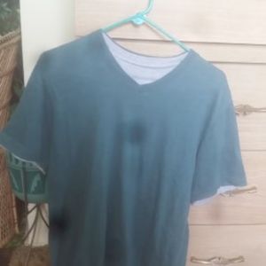 Turquiose & Grey T-Shirt